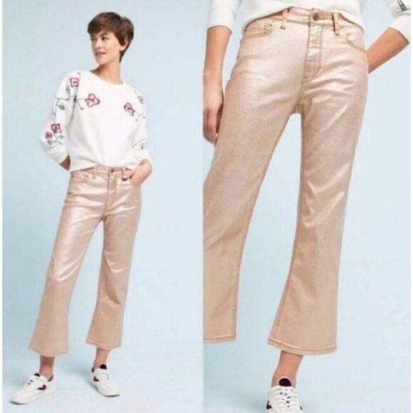 Anthropologie | Pilcro and the Letterpress Women's High Rise Flare Jeans Size 29 - Picture 1 of 15